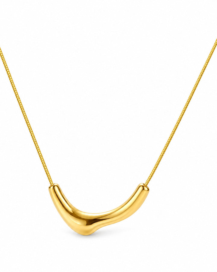 Coulée Curve Necklace — Amaurine