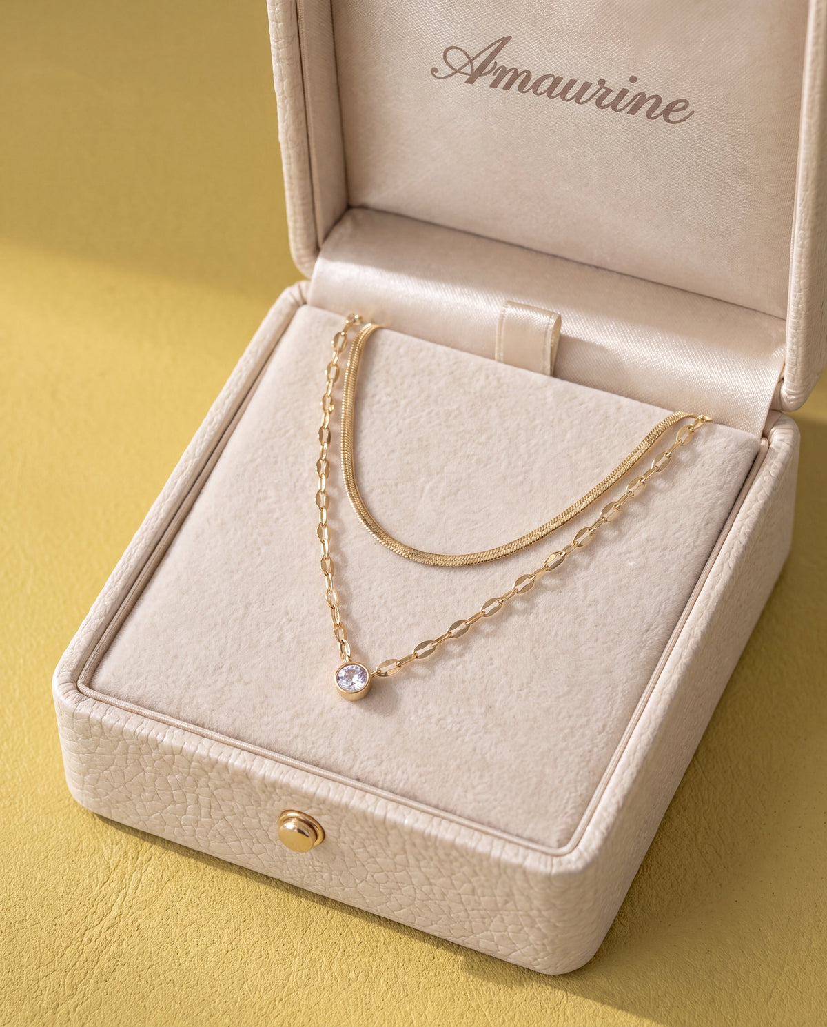 Accord Two-Chain Necklace — presentation box
