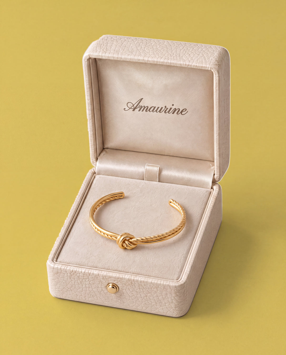 Ligature Knot Cuff — presentation box