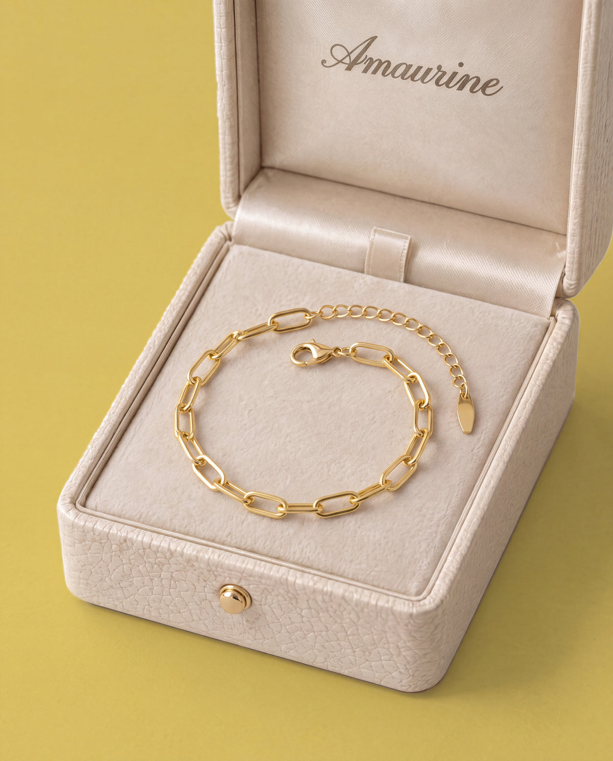 Arcade Link Bracelet — presentation box