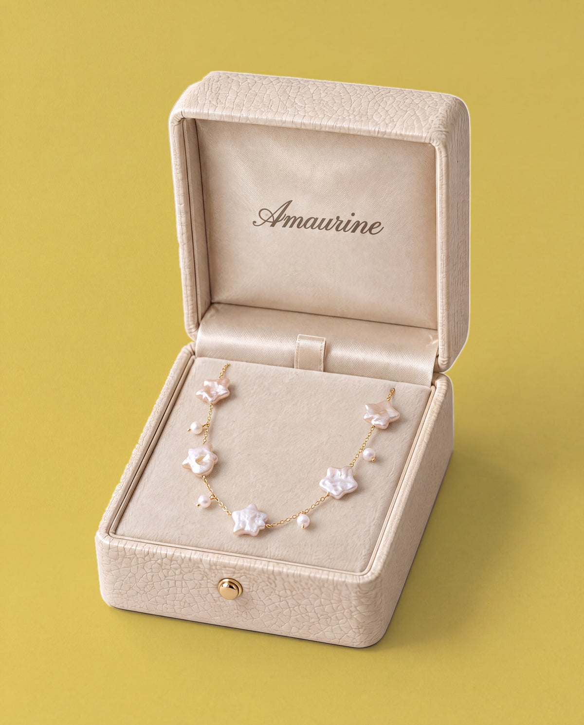Firmament Pearl Necklace — presentation box