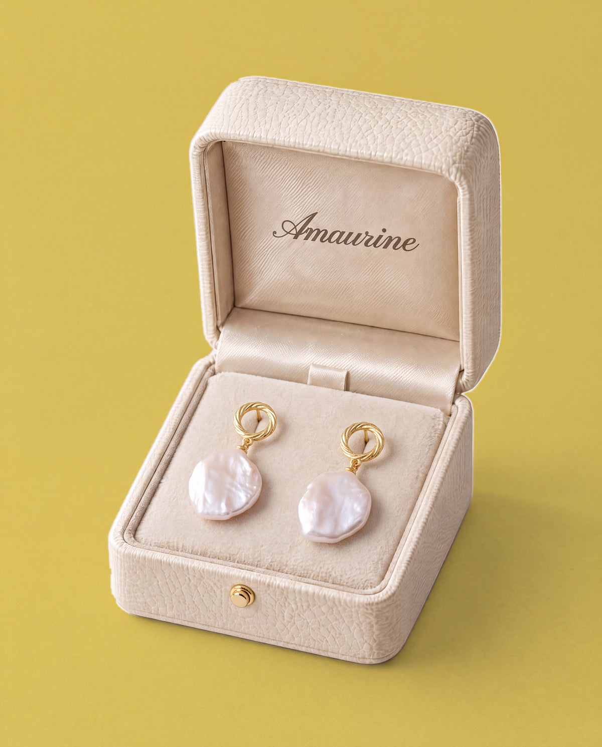 Volute Pearl Drops — presentation box