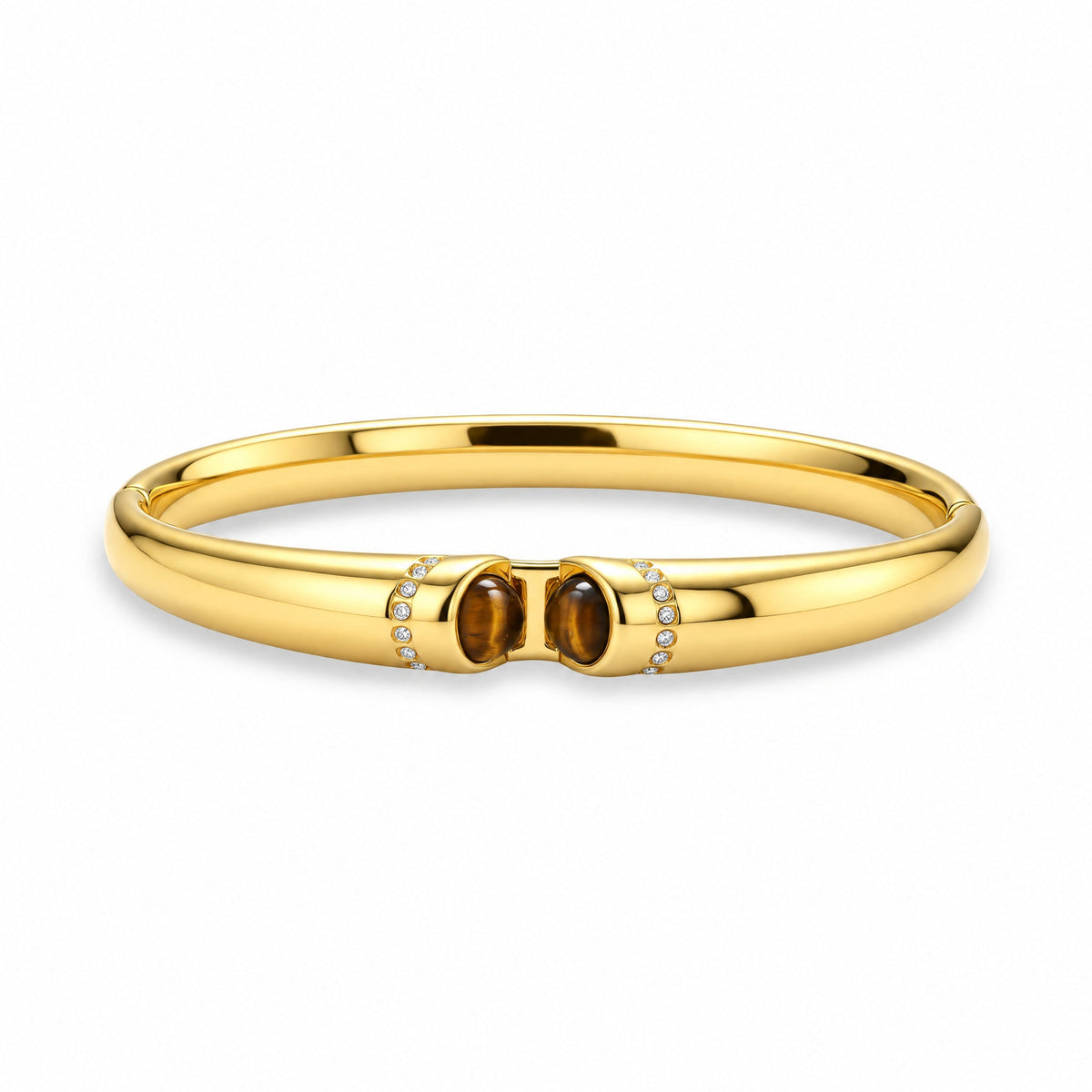 Ocre Tiger's Eye Bangle — Amaurine