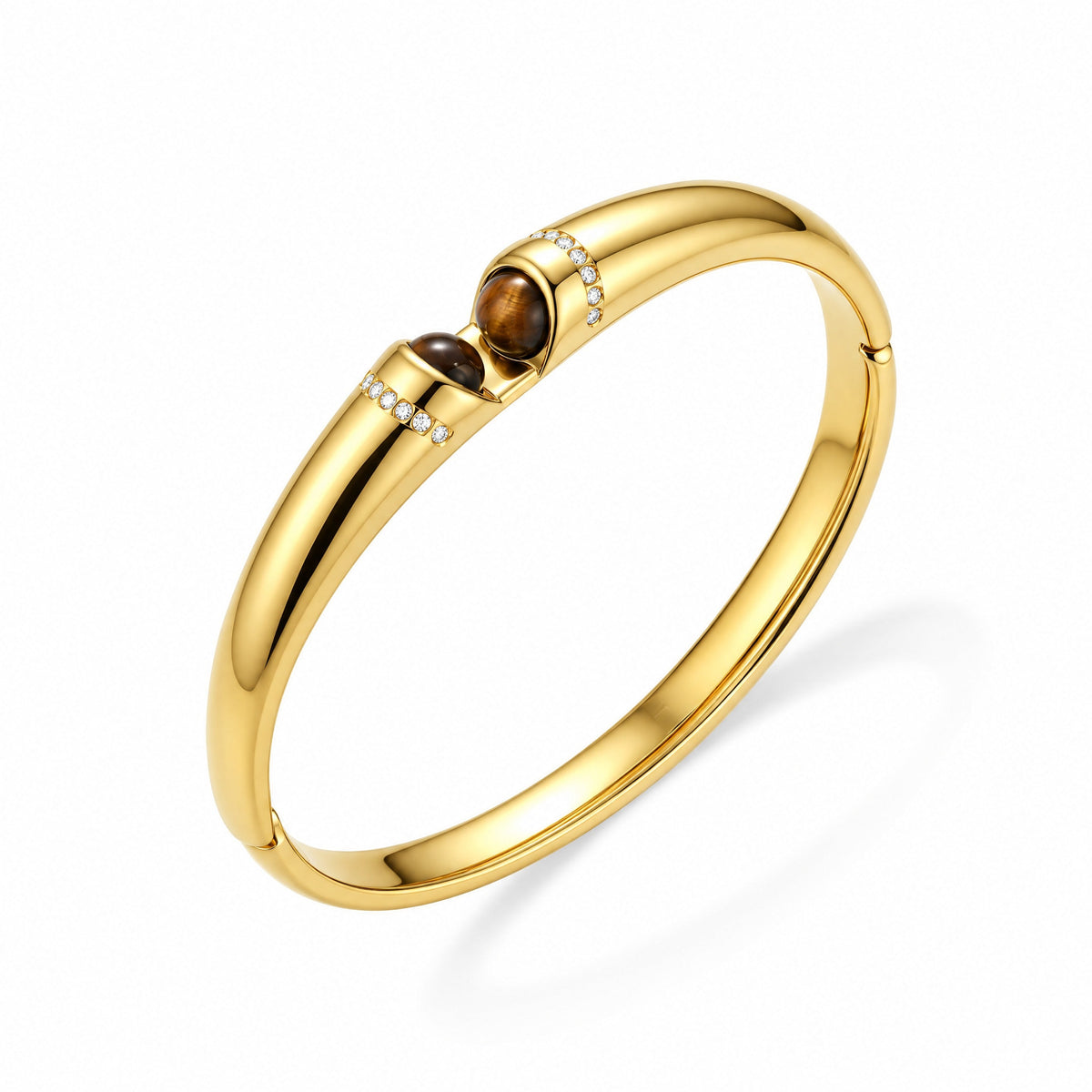 Ocre Tiger's Eye Bangle — Amaurine