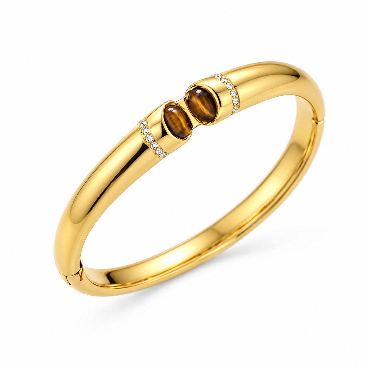 Ocre Tiger's Eye Bangle — Amaurine