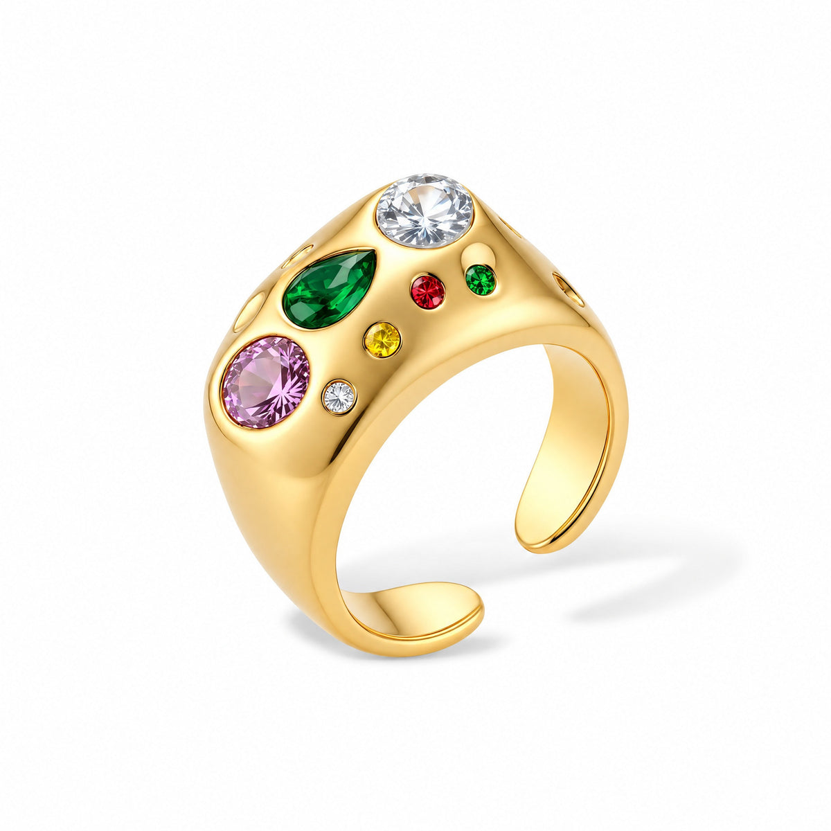 Rosace Dome Ring — Amaurine