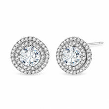 Auréole Double Halo Studs — Amaurine
