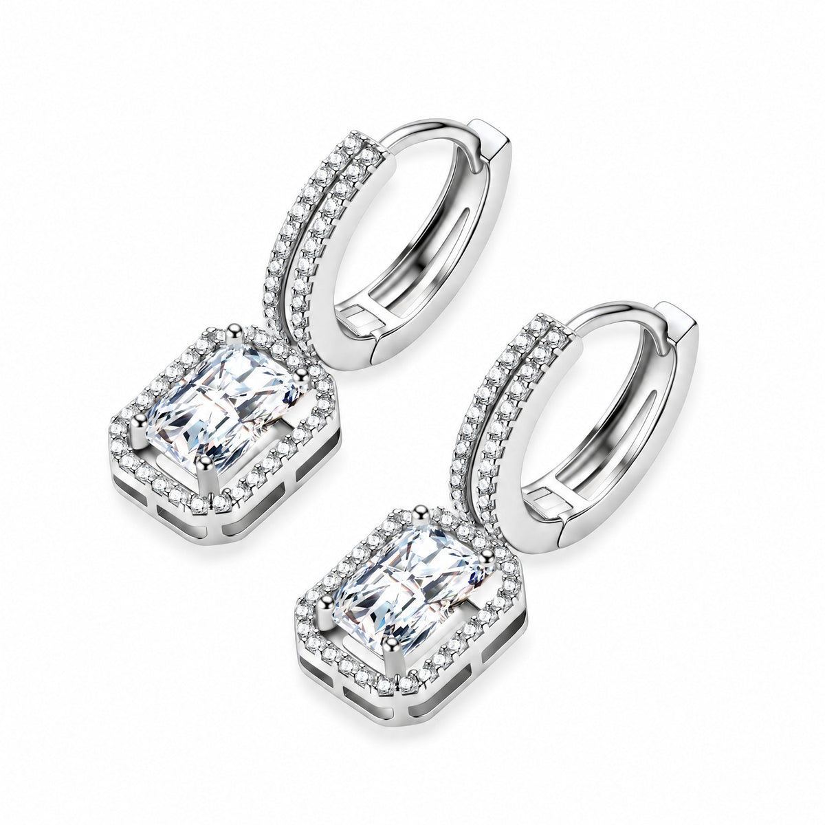Cascade Emerald-Cut Drops — Amaurine