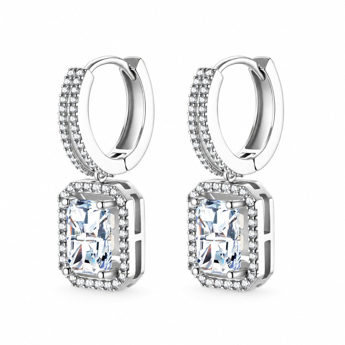 Cascade Emerald-Cut Drops — Amaurine