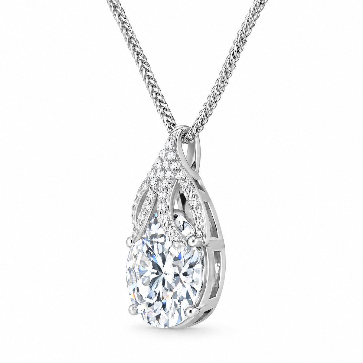 Ondine Teardrop Necklace — Amaurine