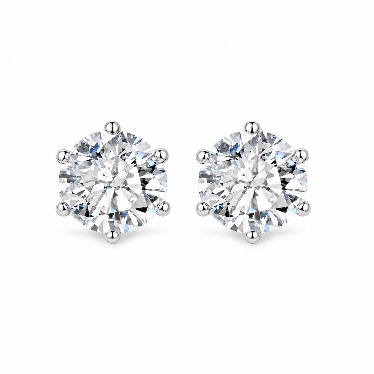 Prélude Moissanite Studs — Amaurine
