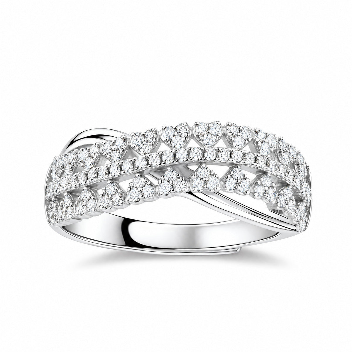 Rivière Crossover Ring — Amaurine