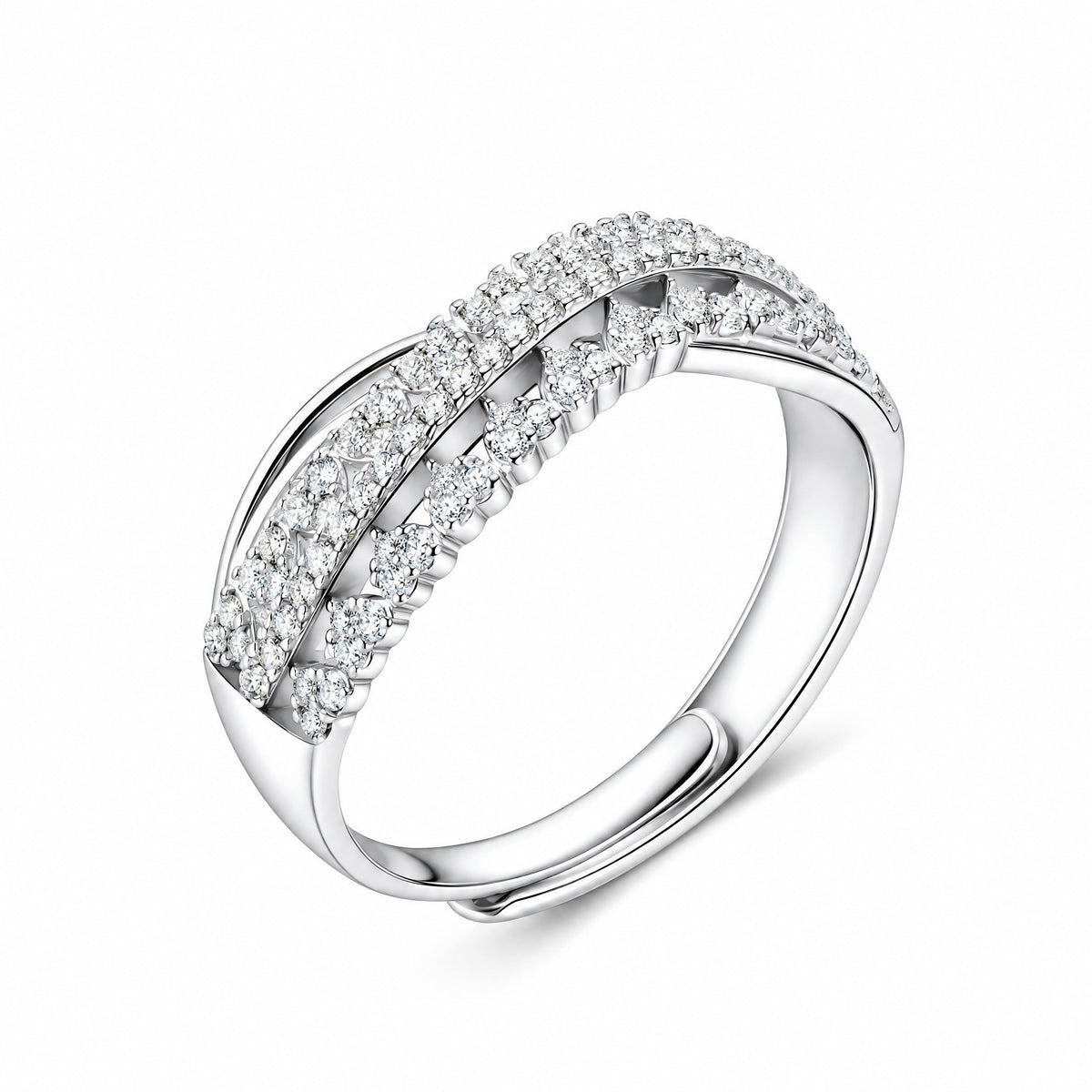 Rivière Crossover Ring — Amaurine