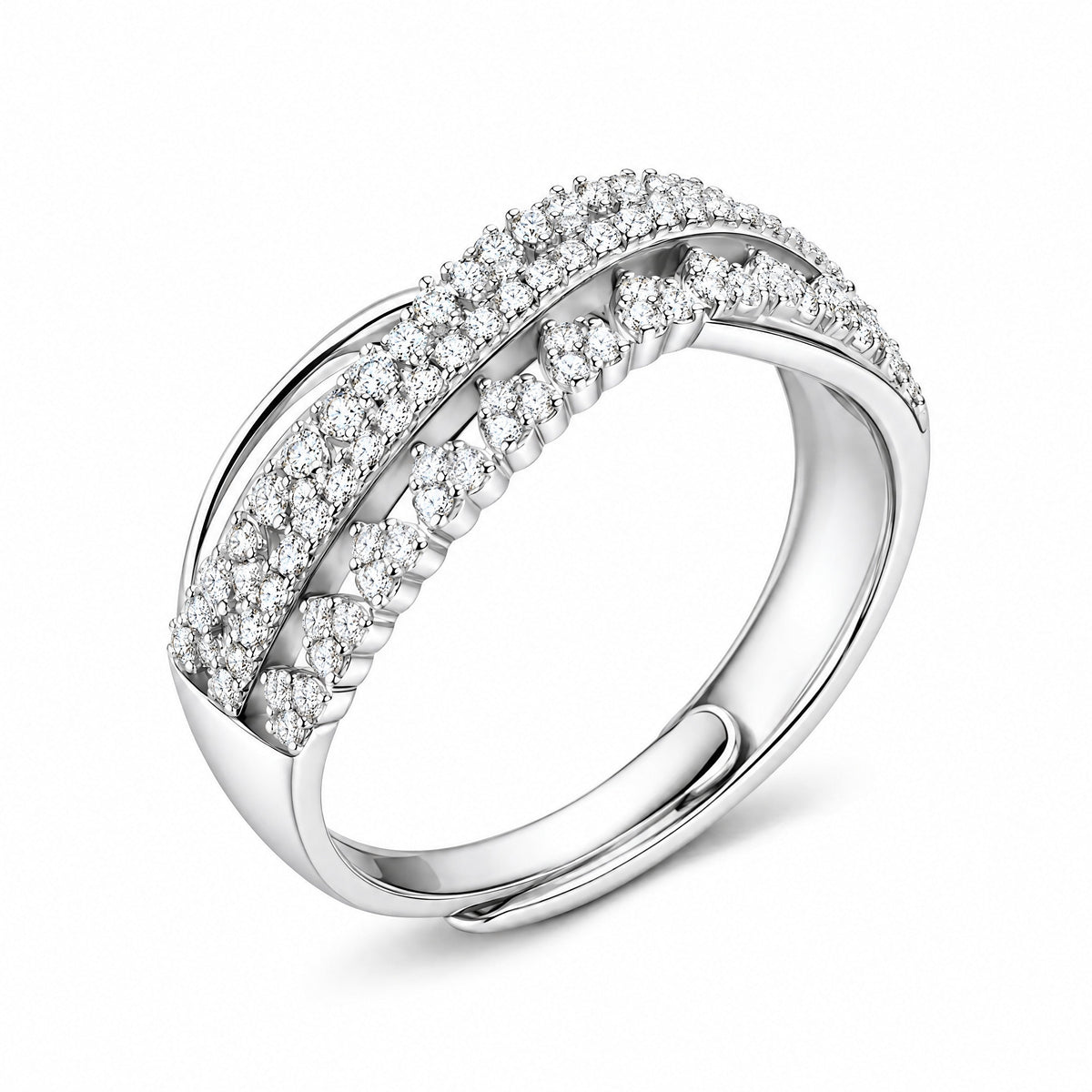 Rivière Crossover Ring — Amaurine