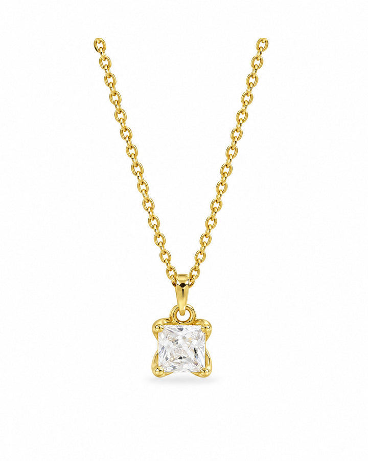 Facette Solitaire Necklace — Amaurine