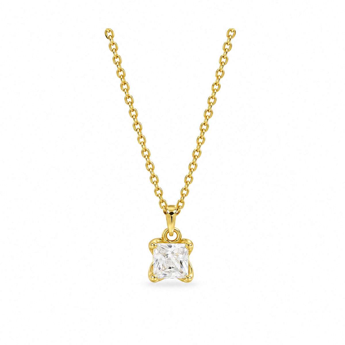Facette Solitaire Necklace — Amaurine