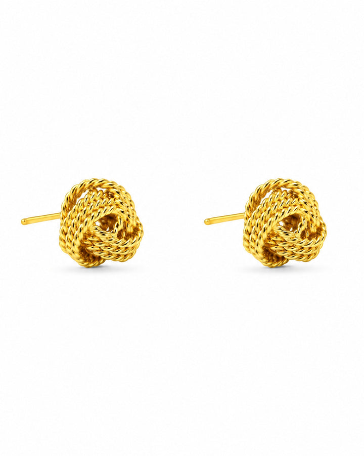 Ganse Knot Studs — Amaurine