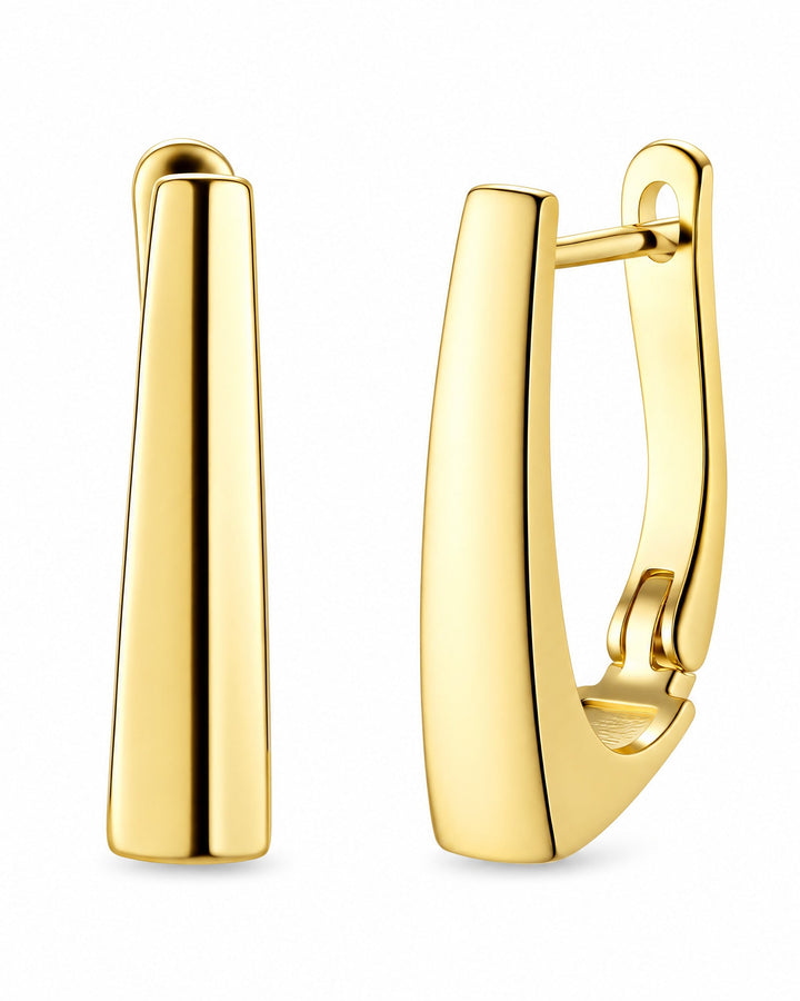 Galet Huggie Earrings — Amaurine