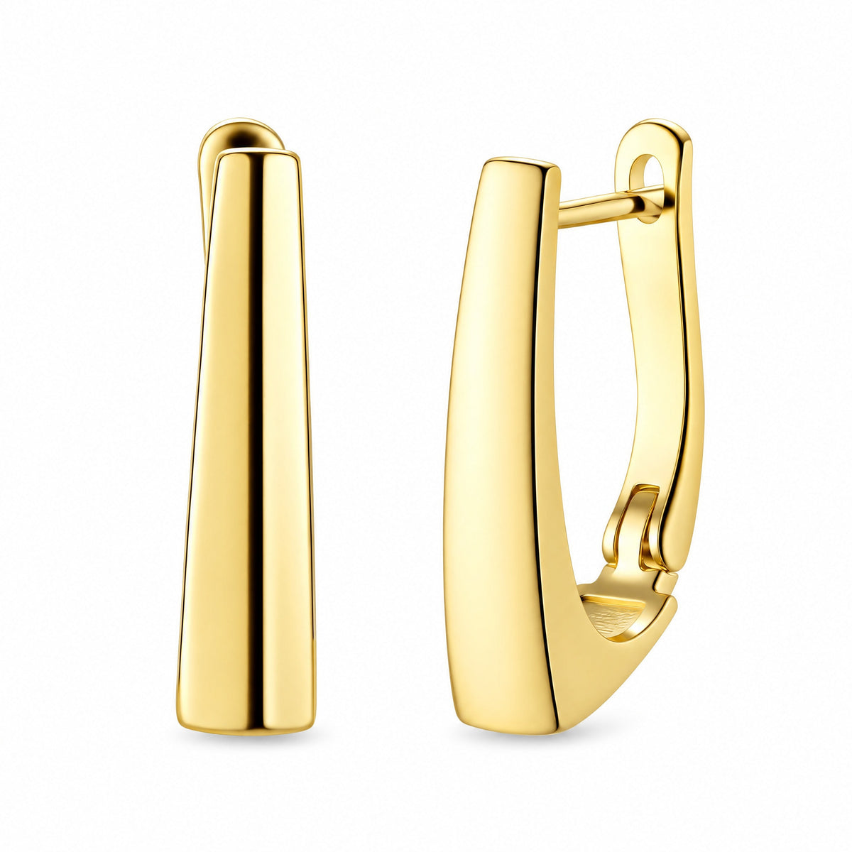 Galet Huggie Earrings — Amaurine