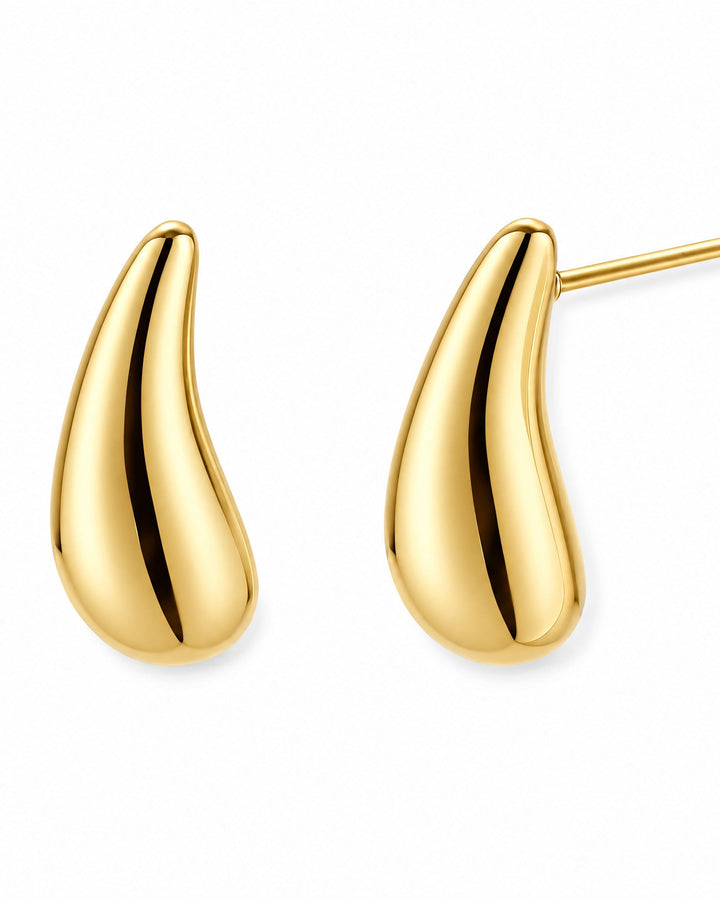 Goutte Teardrop Studs — Amaurine