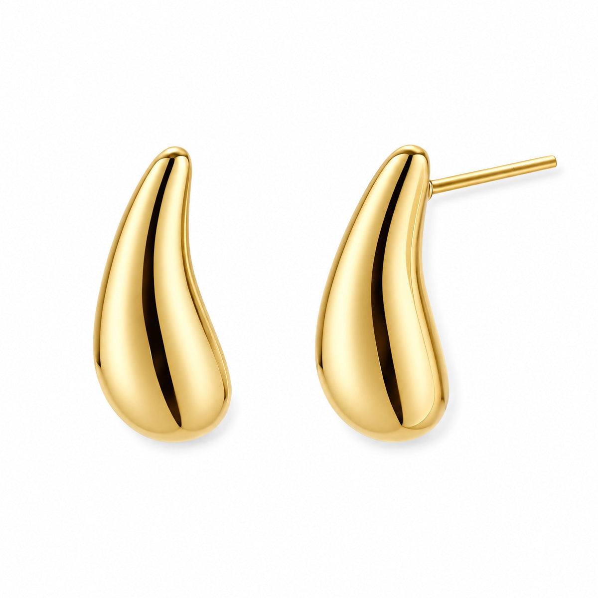 Goutte Teardrop Studs — Amaurine