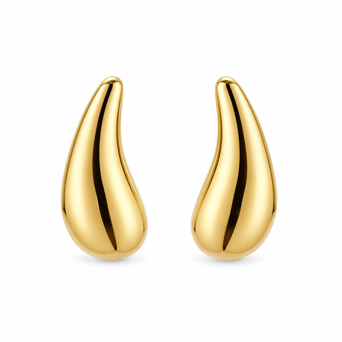 Goutte Teardrop Studs — Amaurine