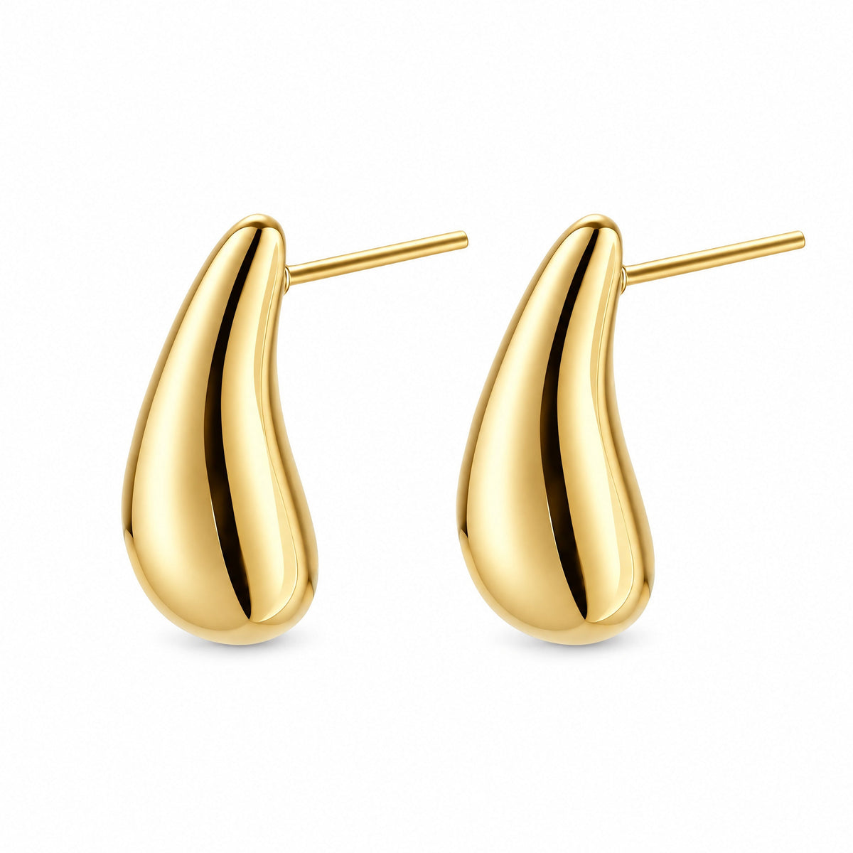 Goutte Teardrop Studs — Amaurine