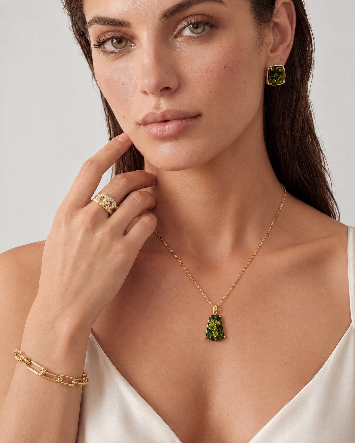 Agrafe Pavé Ring — Amaurine