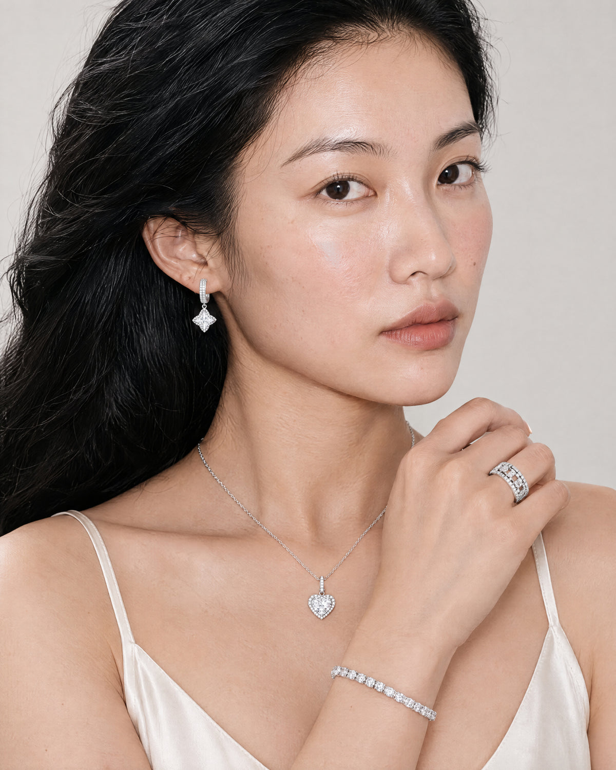 Cascade Dangle Huggies — Amaurine