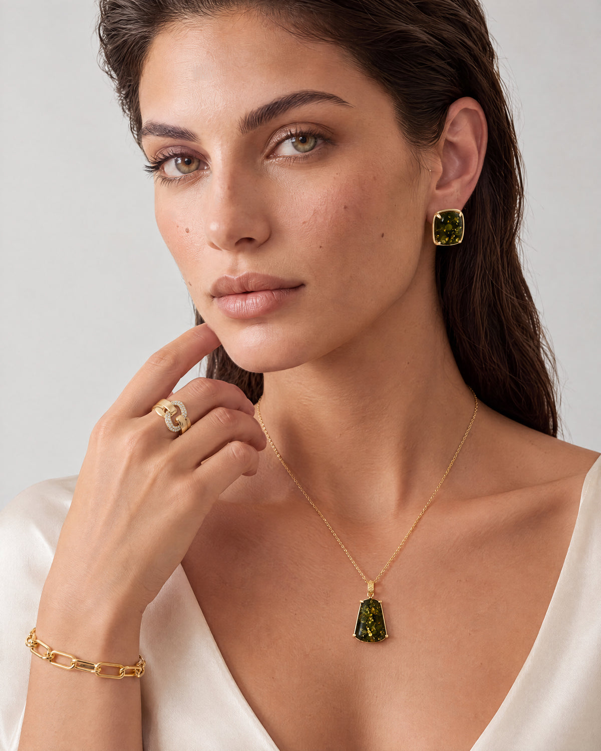 Clairière Amber Earrings — Amaurine