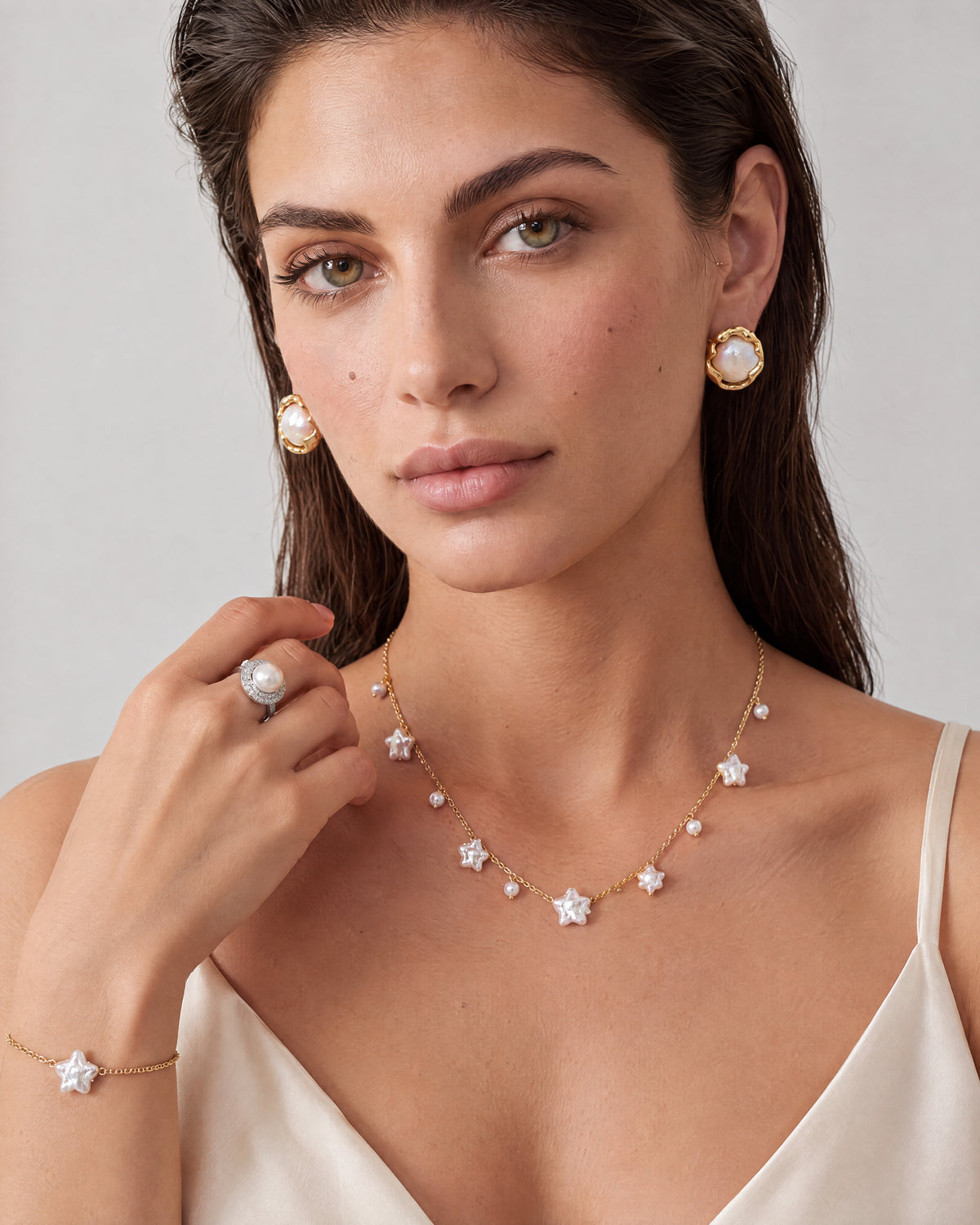 Firmament Pearl Necklace — Amaurine