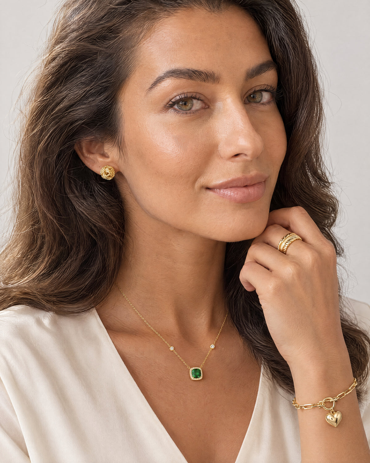 Ganse Knot Studs — Amaurine