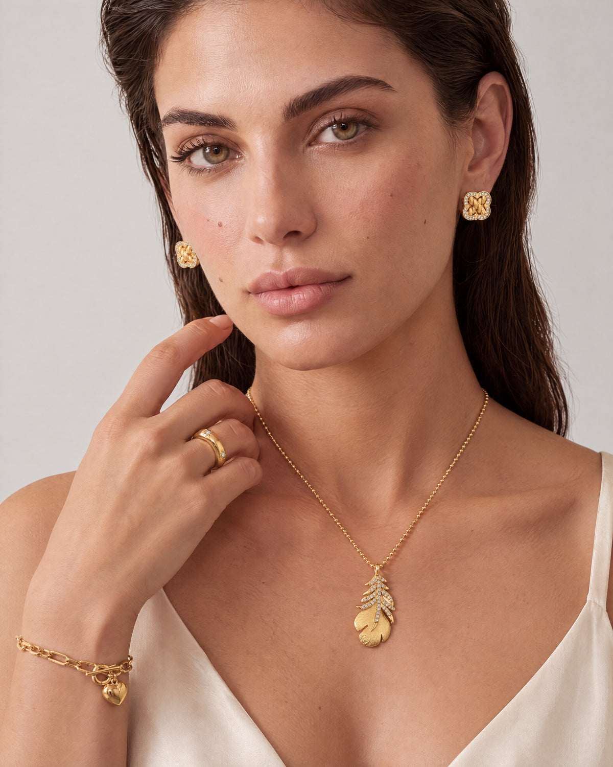 Palme Pendant Necklace — Amaurine