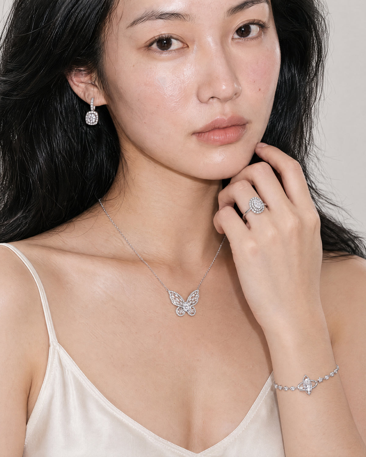 Rêverie Double Halo Ring — Amaurine