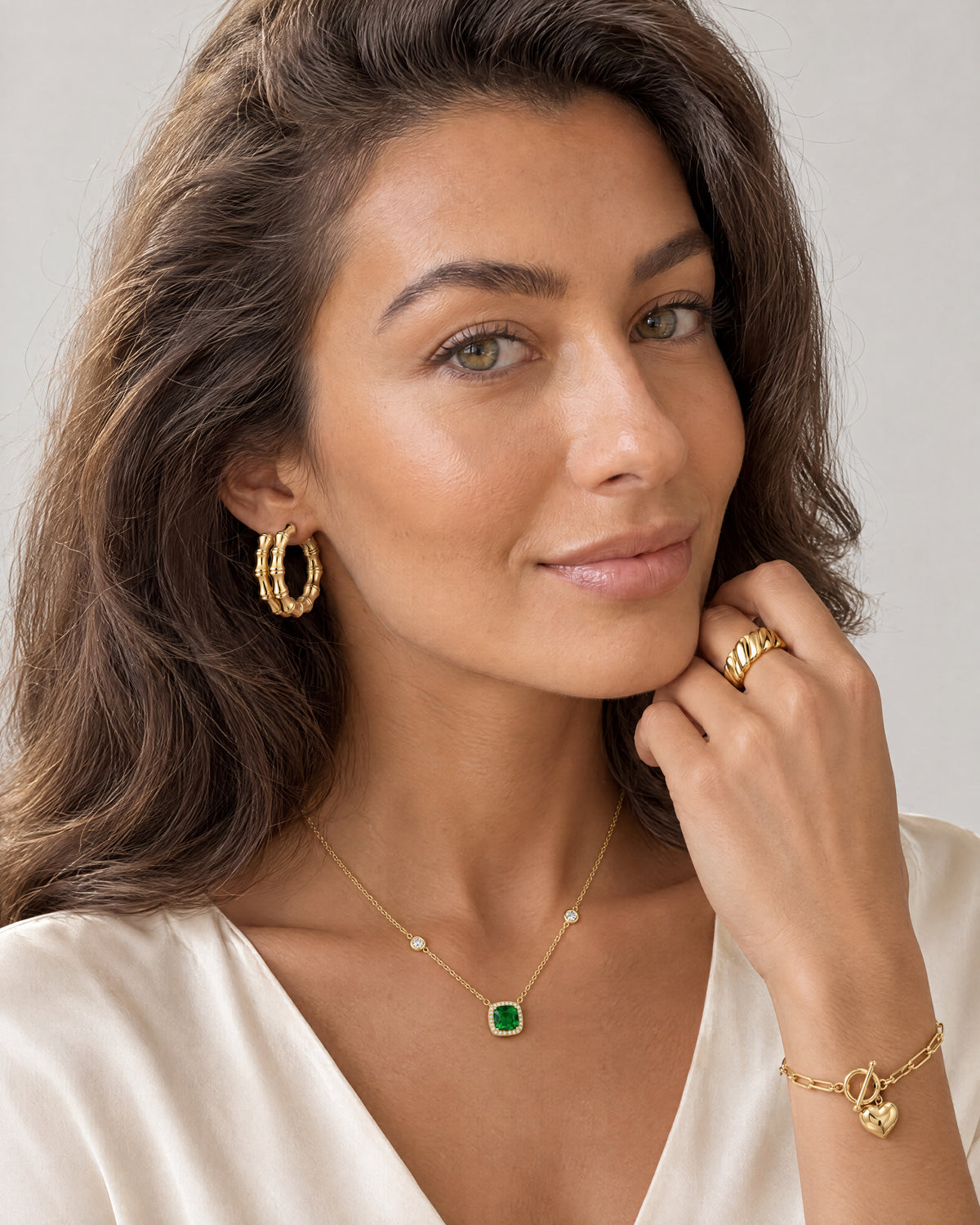 Roseau Segment Hoops — Amaurine