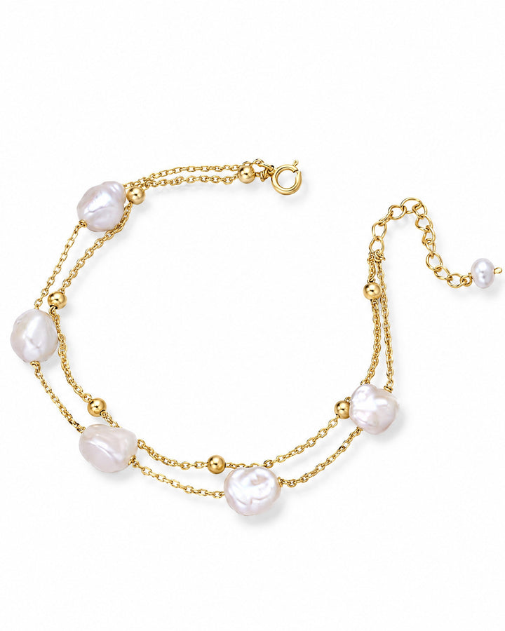 Nacre Baroque Pearl Bracelet — Amaurine