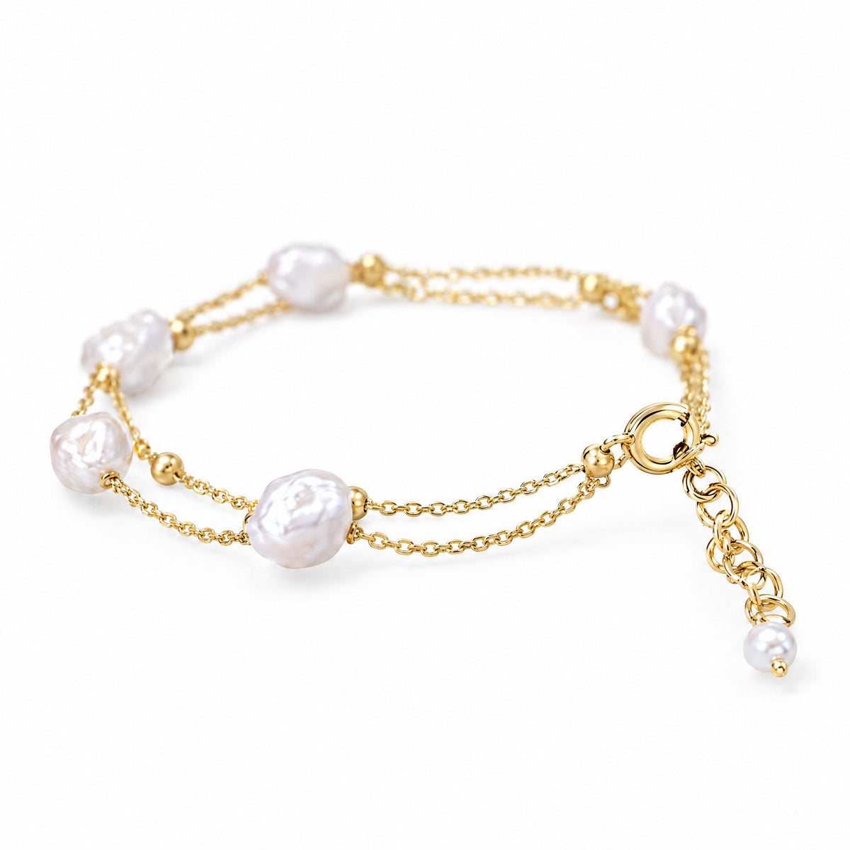 Nacre Baroque Pearl Bracelet — Amaurine