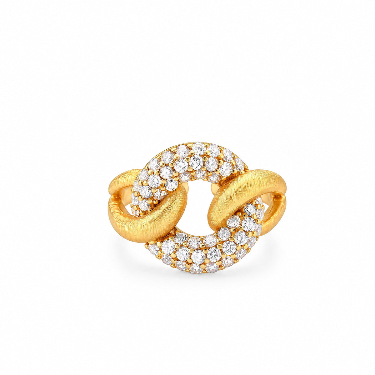 Agrafe Pavé Ring — Amaurine