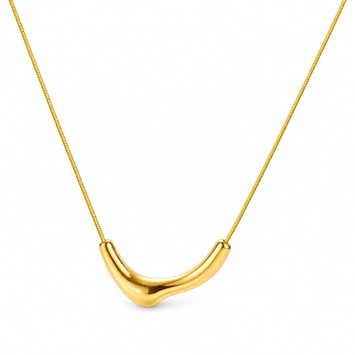 Coulée Curve Necklace — Amaurine