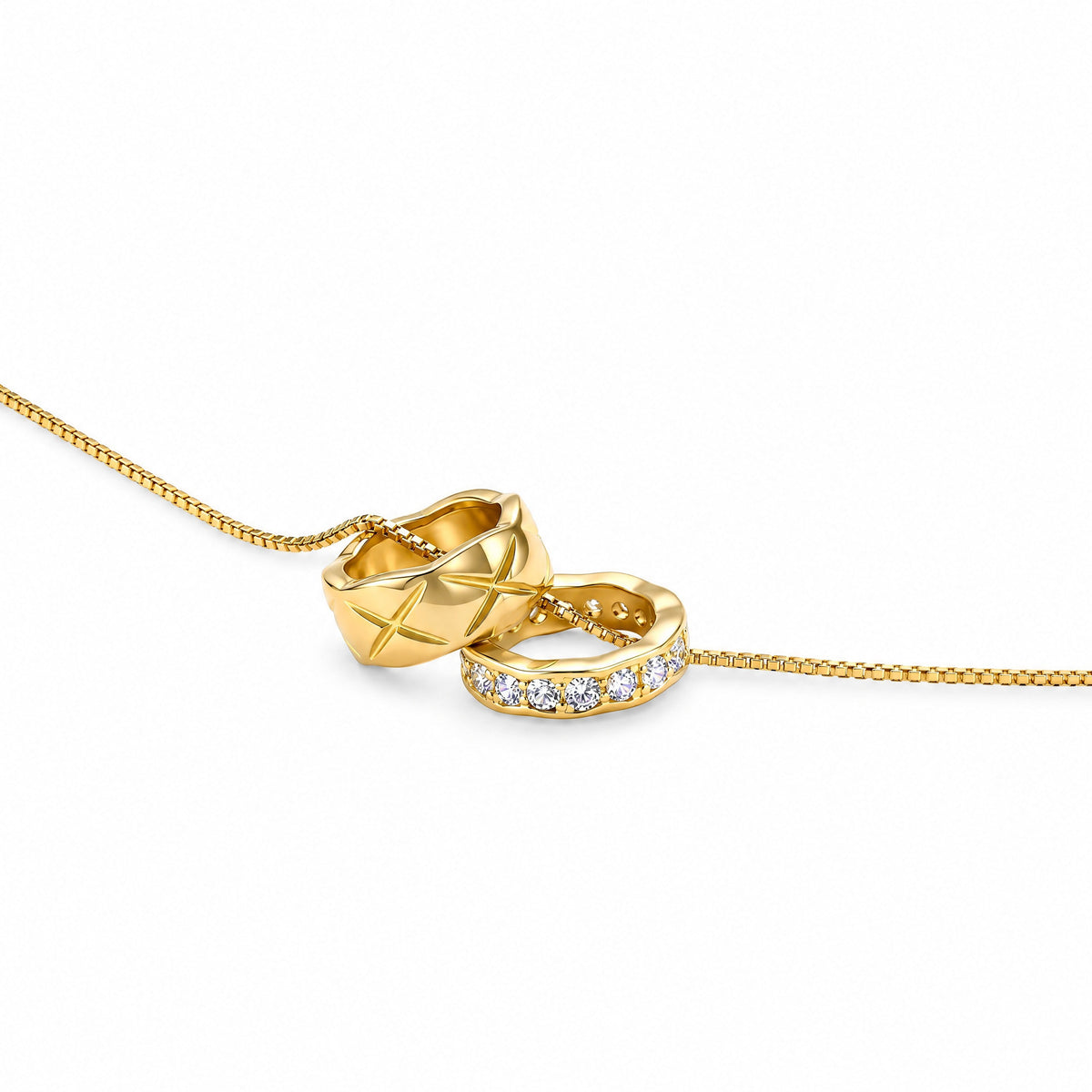 Entrelacs Twin Necklace — Amaurine