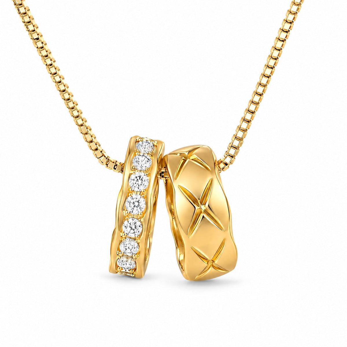 Entrelacs Twin Necklace — Amaurine
