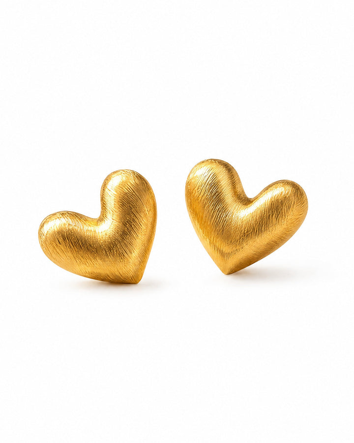 Nervure Heart Studs — Amaurine