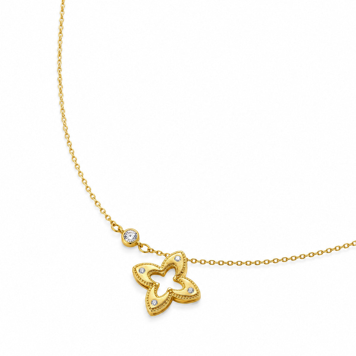 Quadrilobe Pendant Necklace — Amaurine