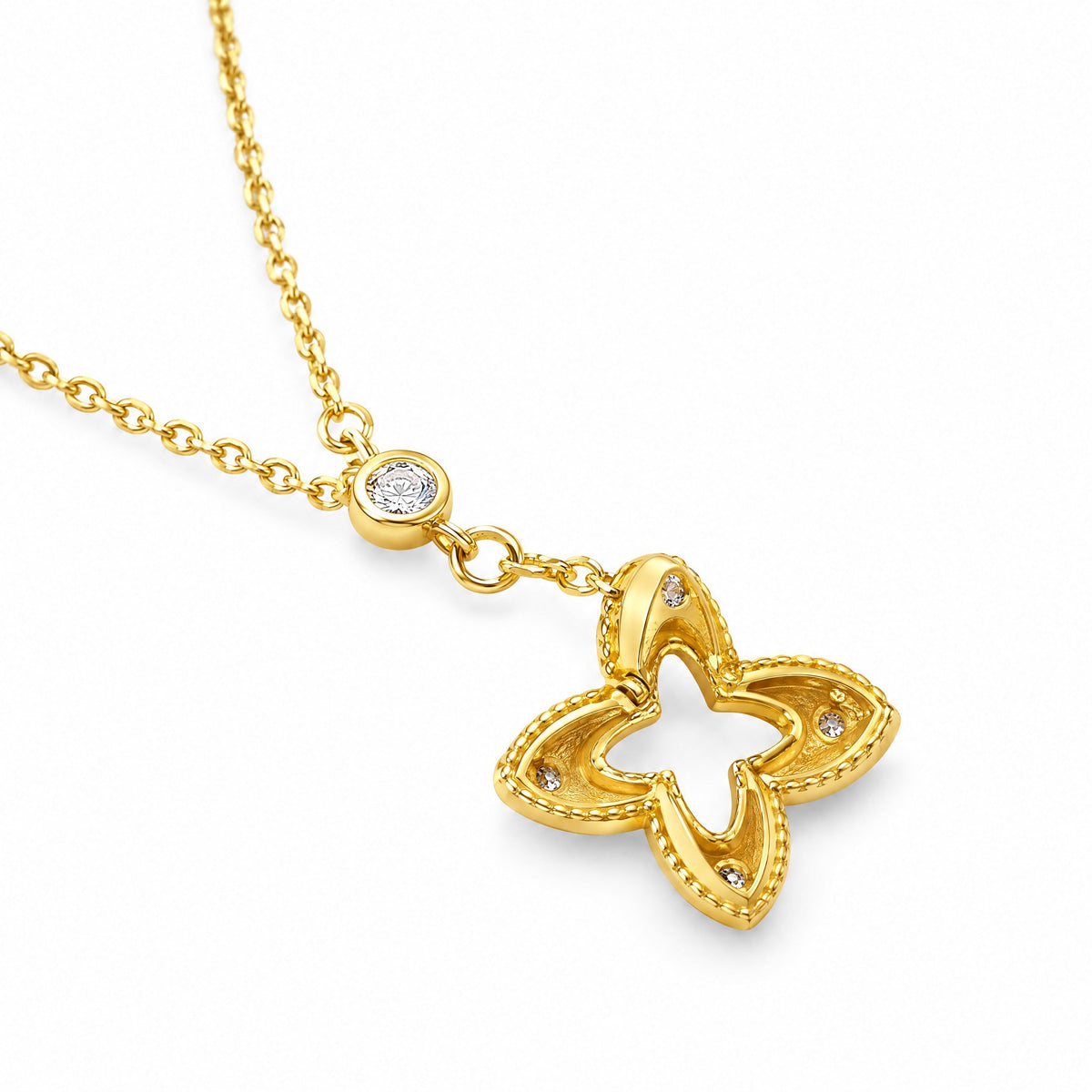 Quadrilobe Pendant Necklace — Amaurine