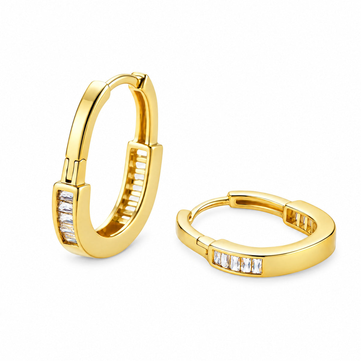 Reflet Huggie Hoops — Amaurine