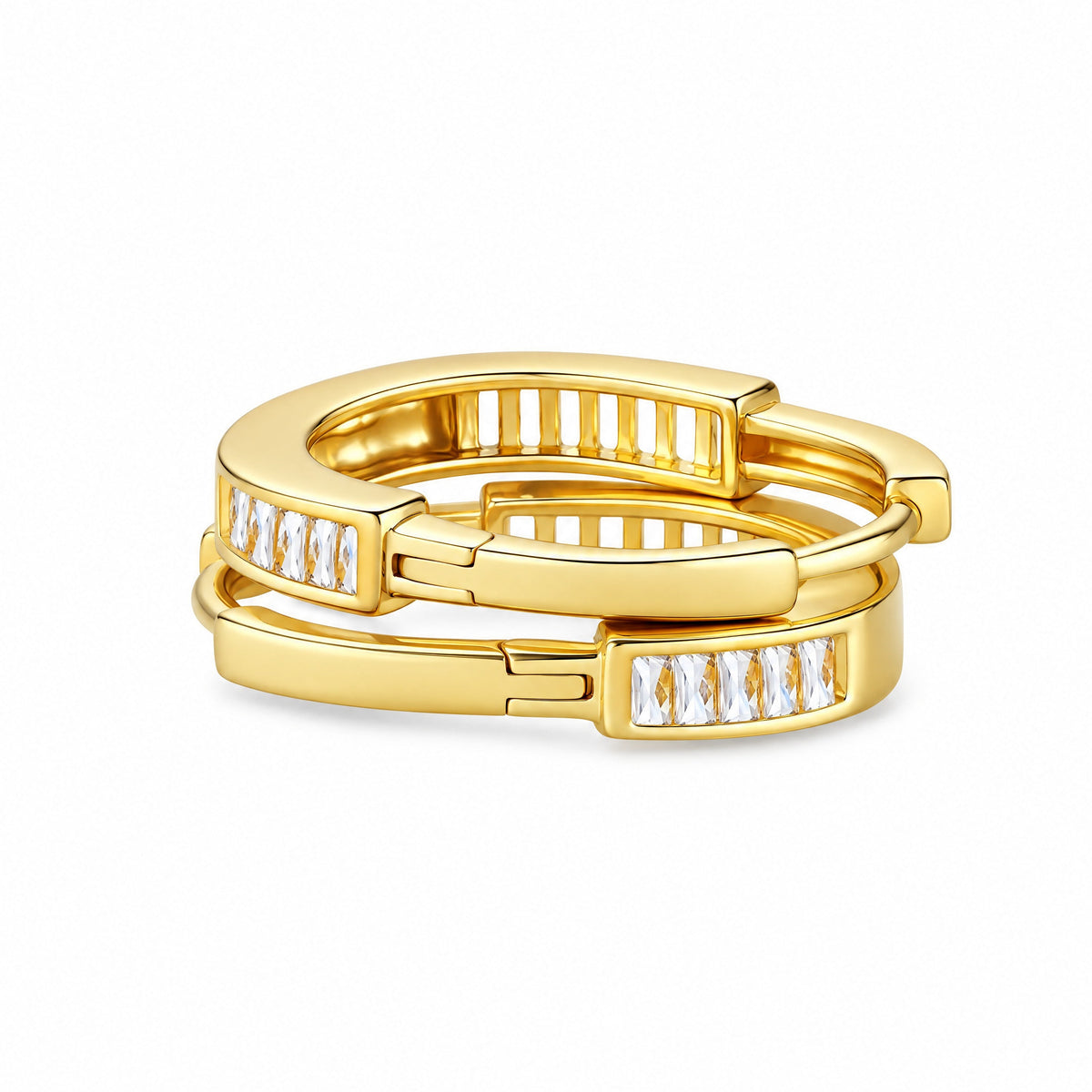 Reflet Huggie Hoops — Amaurine