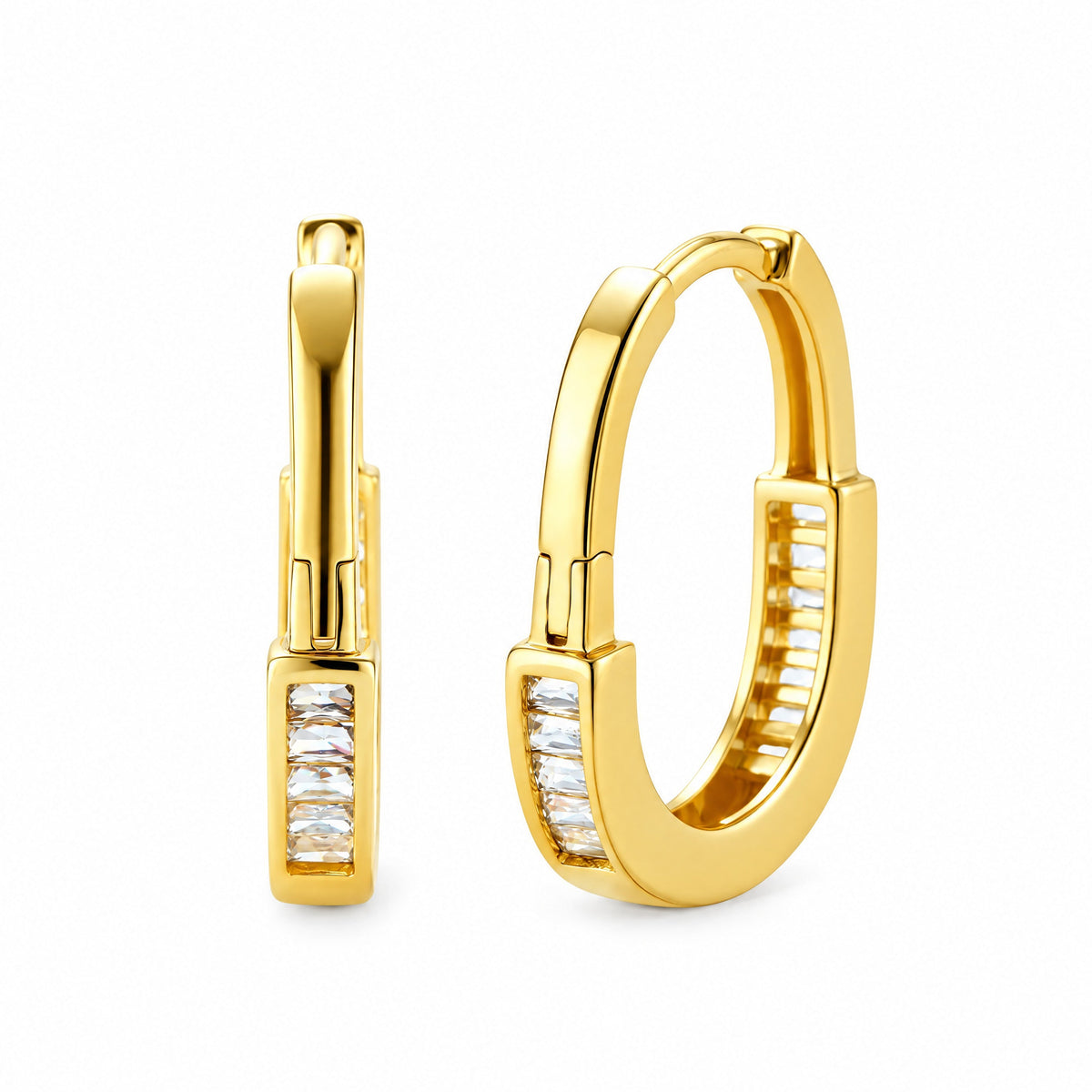 Reflet Huggie Hoops — Amaurine