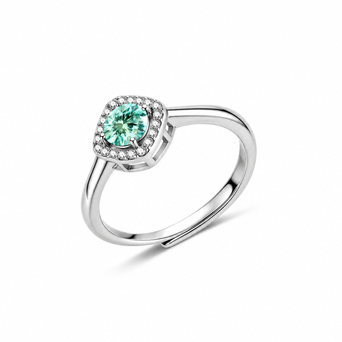 Carreau Halo Ring — Amaurine