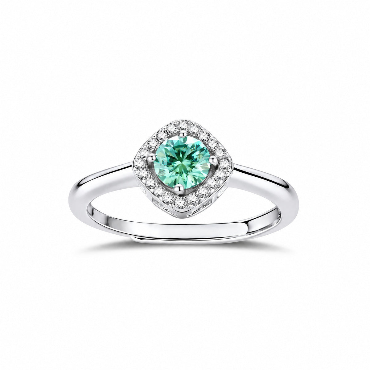 Carreau Halo Ring — Amaurine