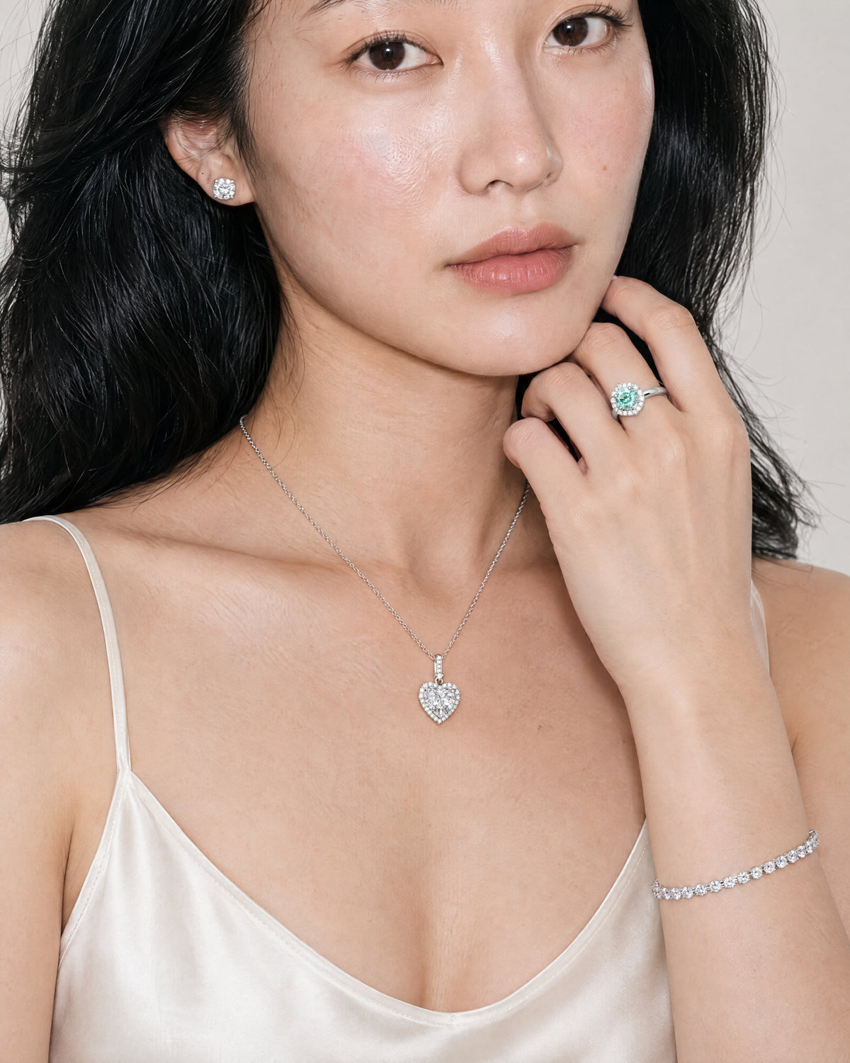 Carreau Halo Ring — Amaurine